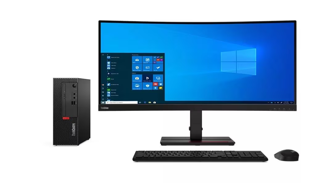 lenovo desktop turns on but screen is black