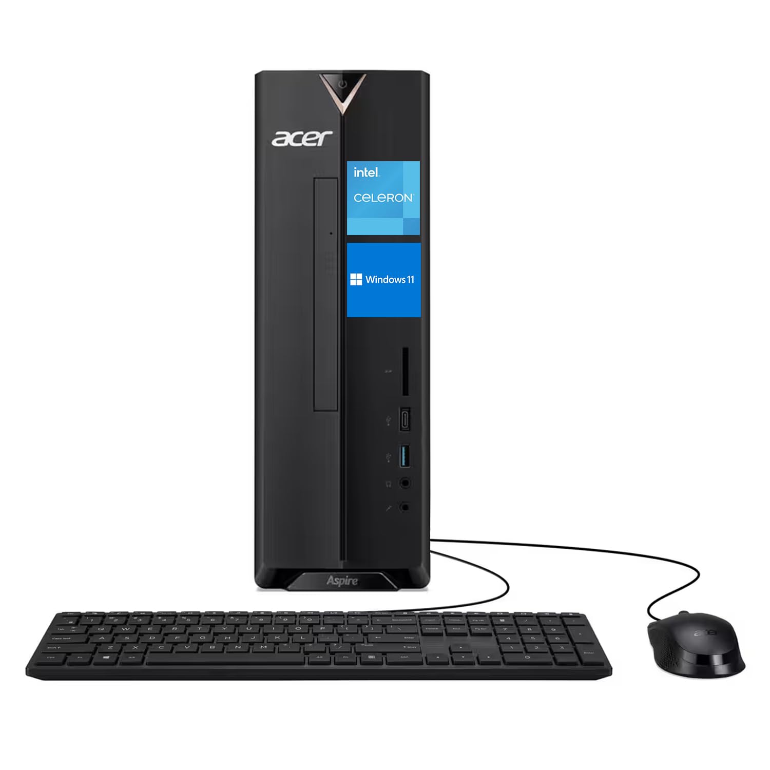 acer desktop computer turns on but screen is black