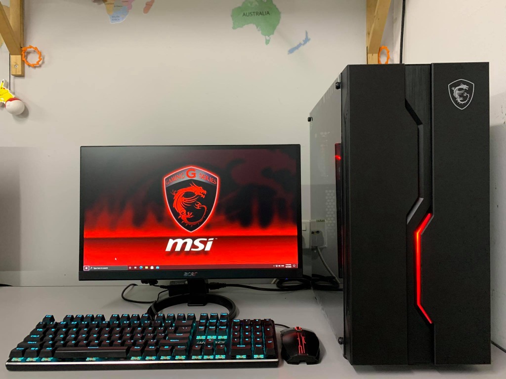 msi desktop computer nightblade