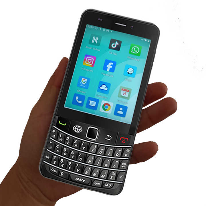 smartphone with keyboard